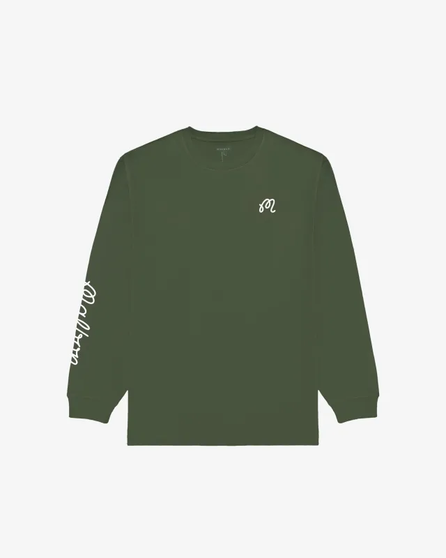 Malbon Gorse Tee - Olivine made by Malbon