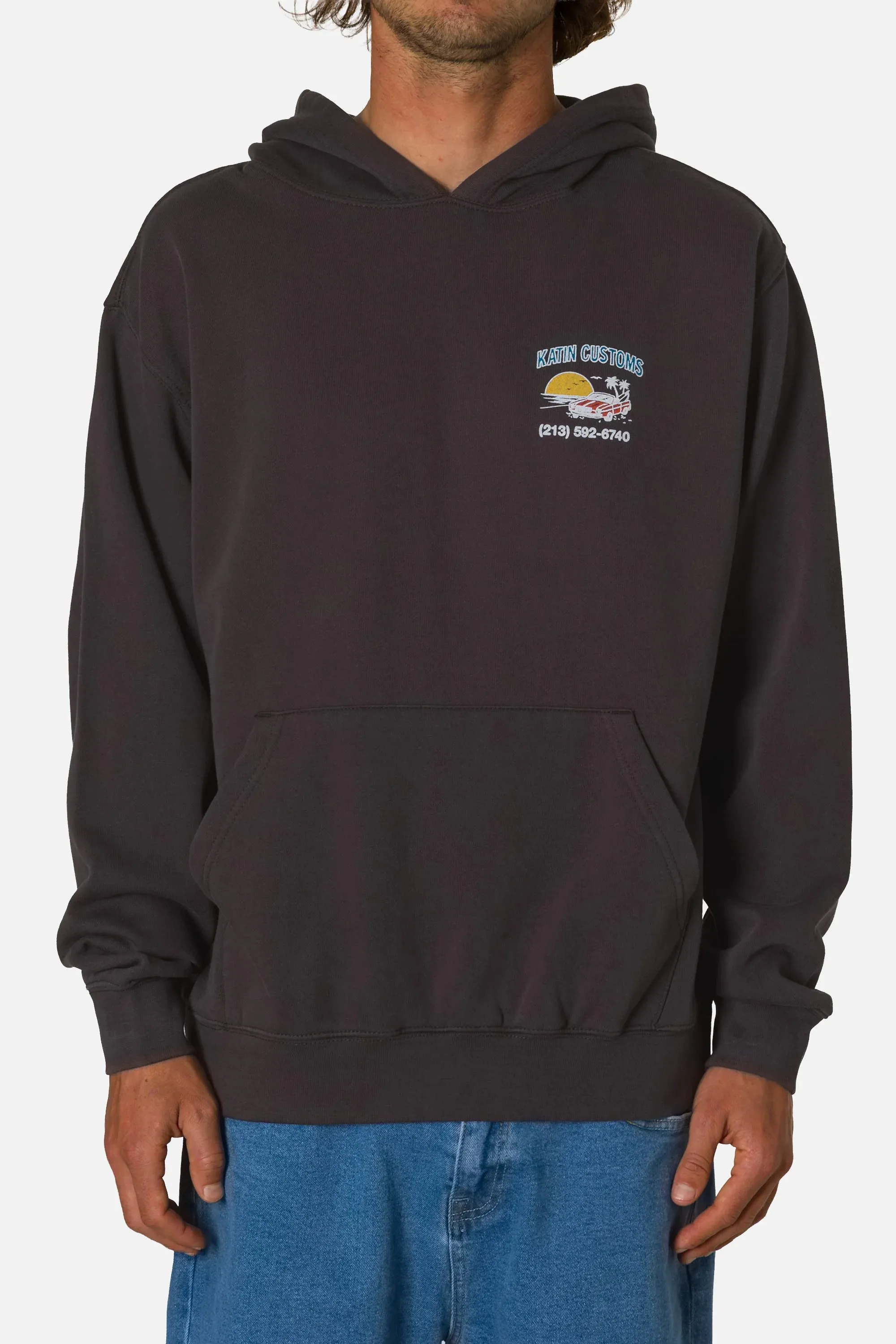 Katin Alamitos Hood - Black Wash sold by Sun Diego Boardshops product image thumbnail 2