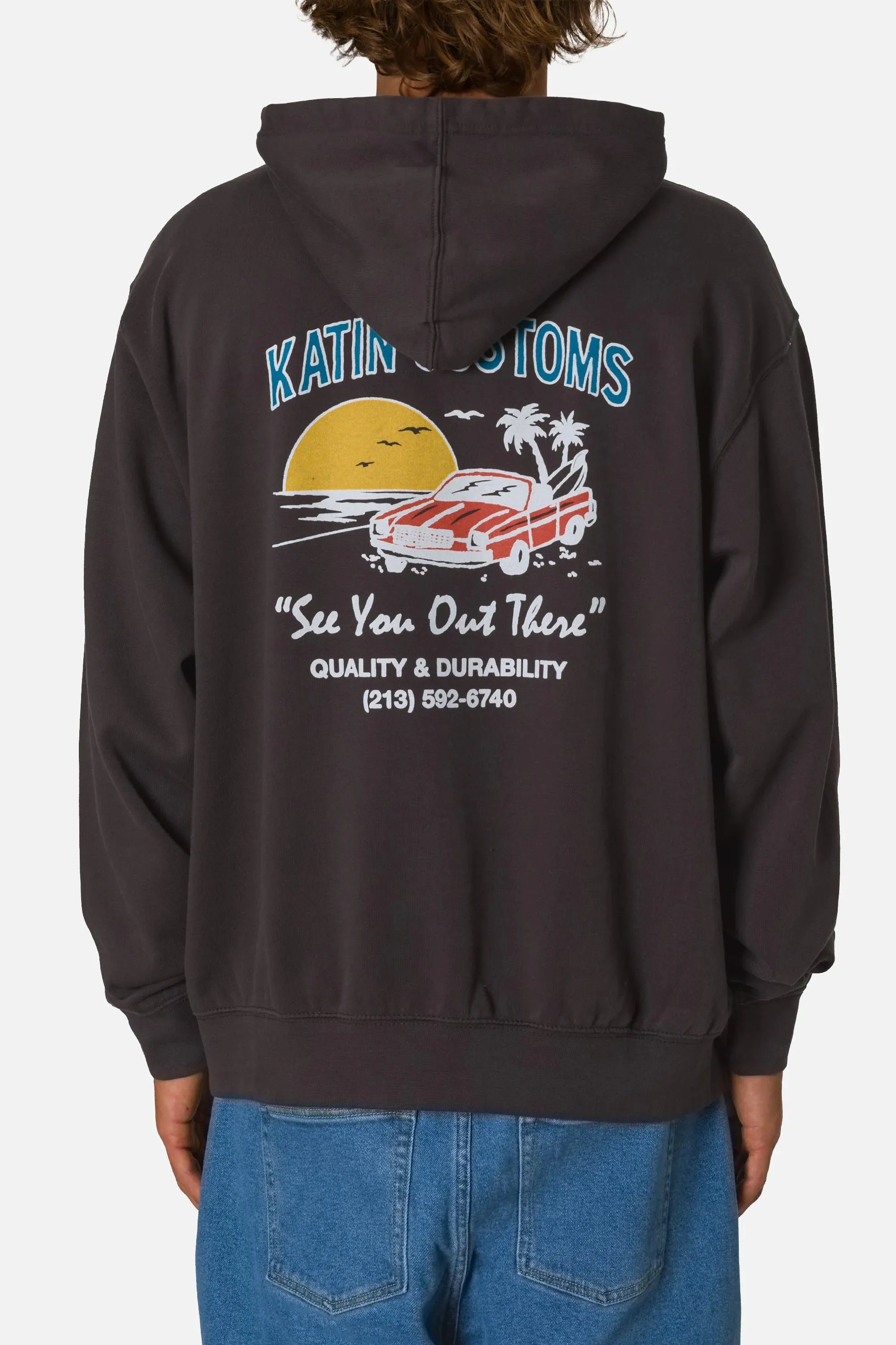 Katin Alamitos Hood - Black Wash sold by Sun Diego Boardshops product image thumbnail 3