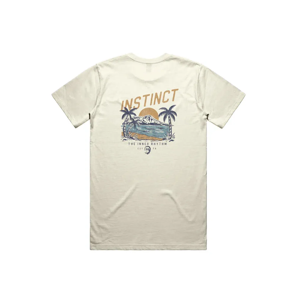 Instinct Scenic Tee - Ivory sold by Sun Diego Boardshops