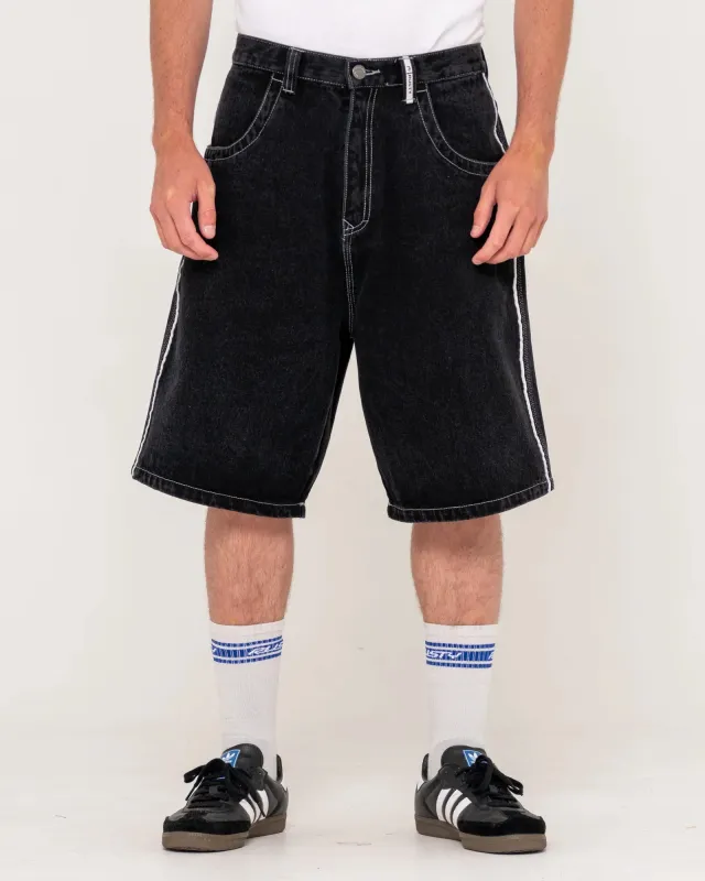 Rusty Flip Daddy Draggin Jort - Black Out made by Rusty