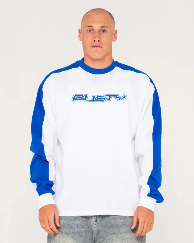Rusty Dogtown Long Sleeve Tee - White 2 made by Rusty