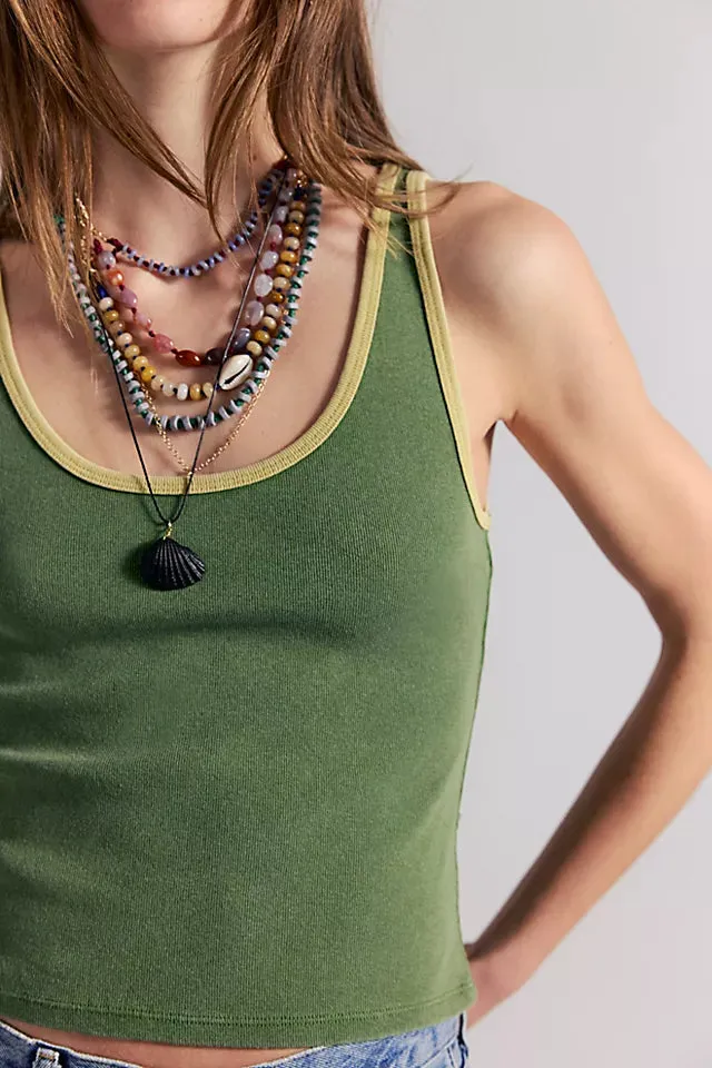 Free People We The Free Moxie Tank - Drenched Jungle Comb sold by Sun Diego Boardshops