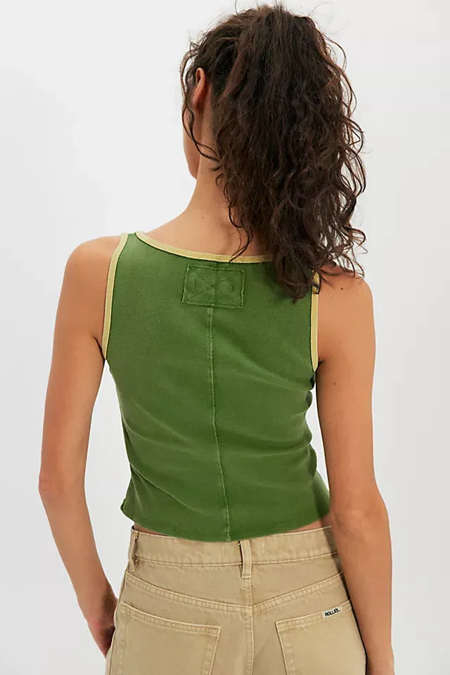 Free People We The Free Moxie Tank - Drenched Jungle Comb sold by Sun Diego Boardshops product image thumbnail 3