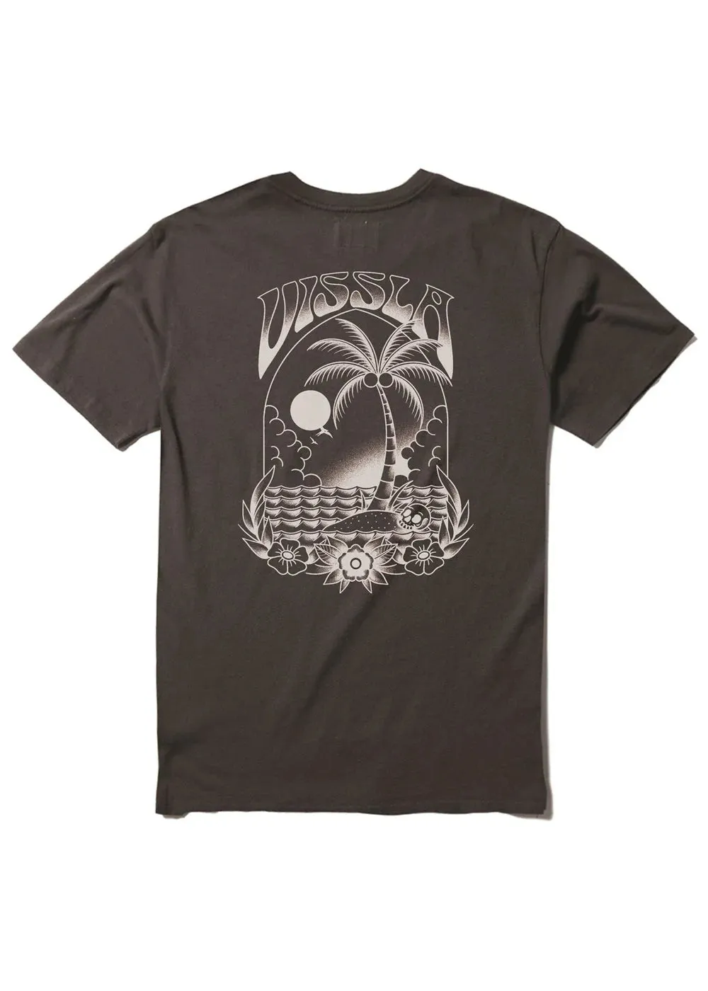 Vissla Marooned Short Sleeve Tee - Phantom sold by Sun Diego Boardshops