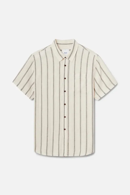 Katin Alan Shirt Vertical Stripe - Gunmetal sold by Sun Diego Boardshops