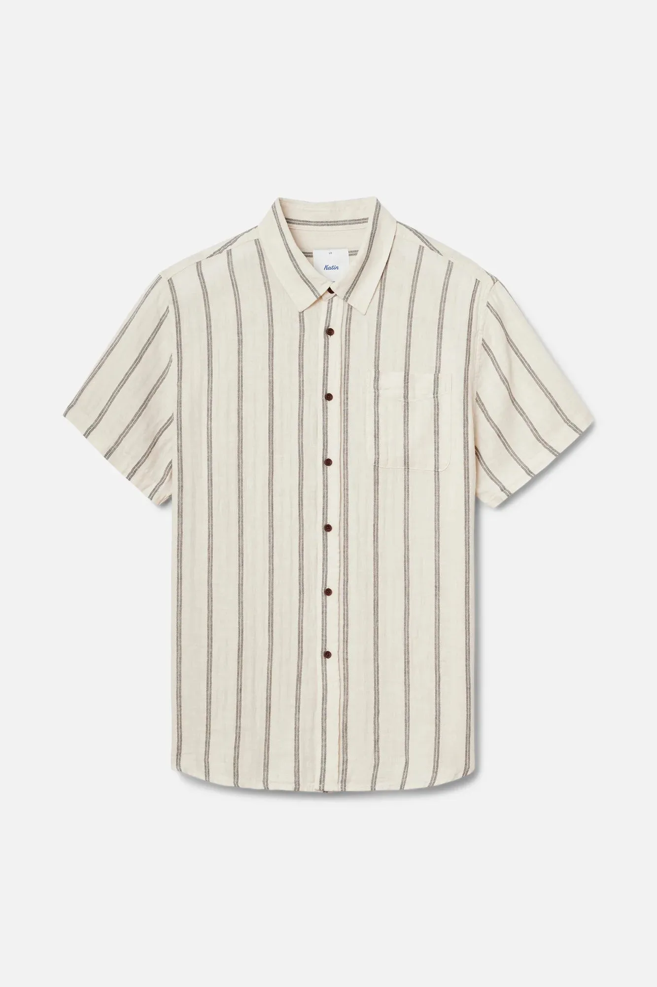 Katin Alan Shirt Vertical Stripe - Gunmetal sold by Sun Diego Boardshops