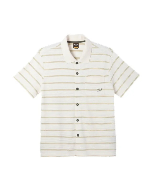 Dark Seas Shayne Polo - Off White made by Sun Diego Boardshops