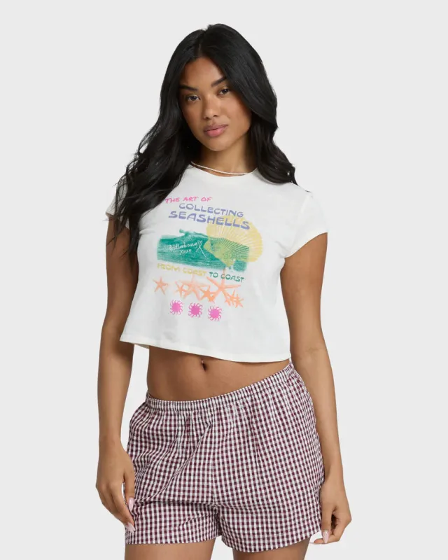 Billabong Coastal Adventures Short Sleeve T-Shirt - White Cap made by Billabong
