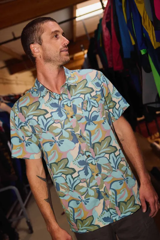 O`Neill O'Riginals Print Standard Fit Shirt - Blue Fusion made by O'Neill