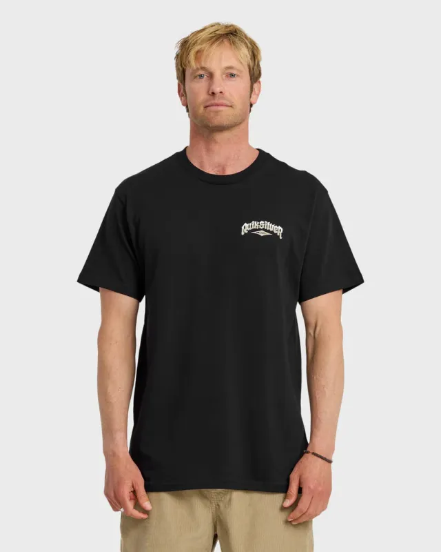 Quiksilver Diamond Arch Classic Short Sleeve T-Shirt - Black made by Quiksilver