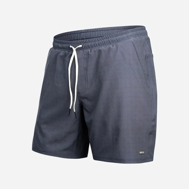 Bn3Th Shoreline 7" Short 2N12 - Artisan Tile-Navy made by BN3TH