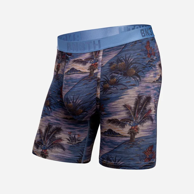 Bn3Th Classic Icon Boxer Brief - Vintage Tropics-Heather Fog made by BN3TH