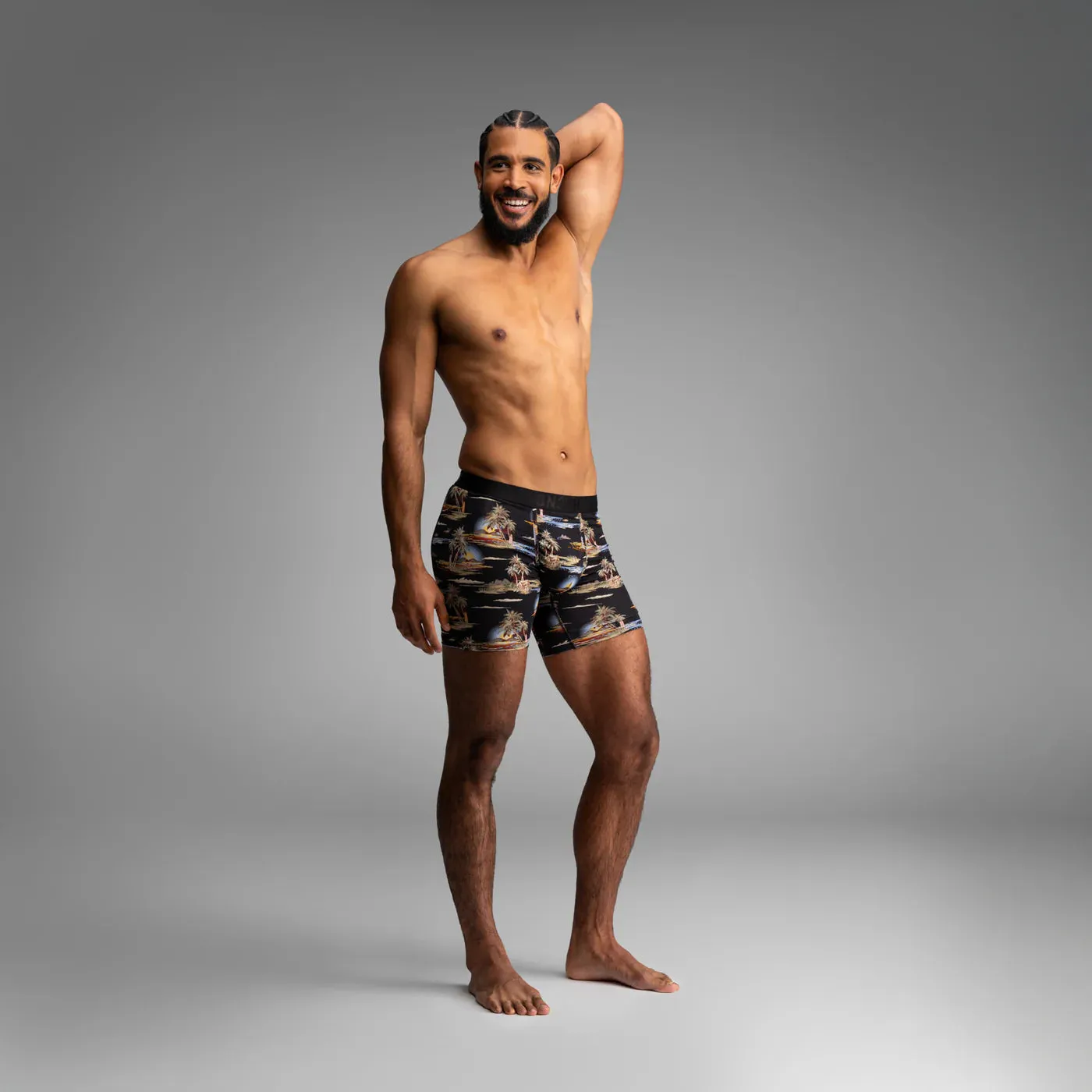 Bn3Th Classic Icon Boxer Brief - Tropical Landscape-Black sold by Sun Diego Boardshops product image thumbnail 3
