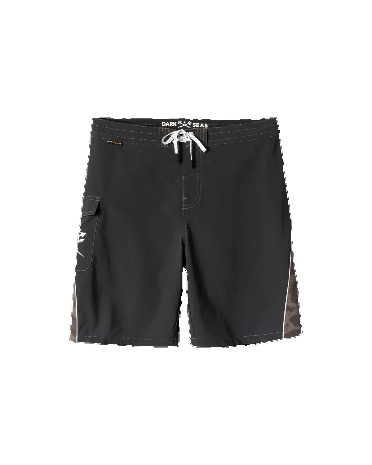 Dark Seas Time Warp Boardshort - Black Camo sold by Sun Diego Boardshops