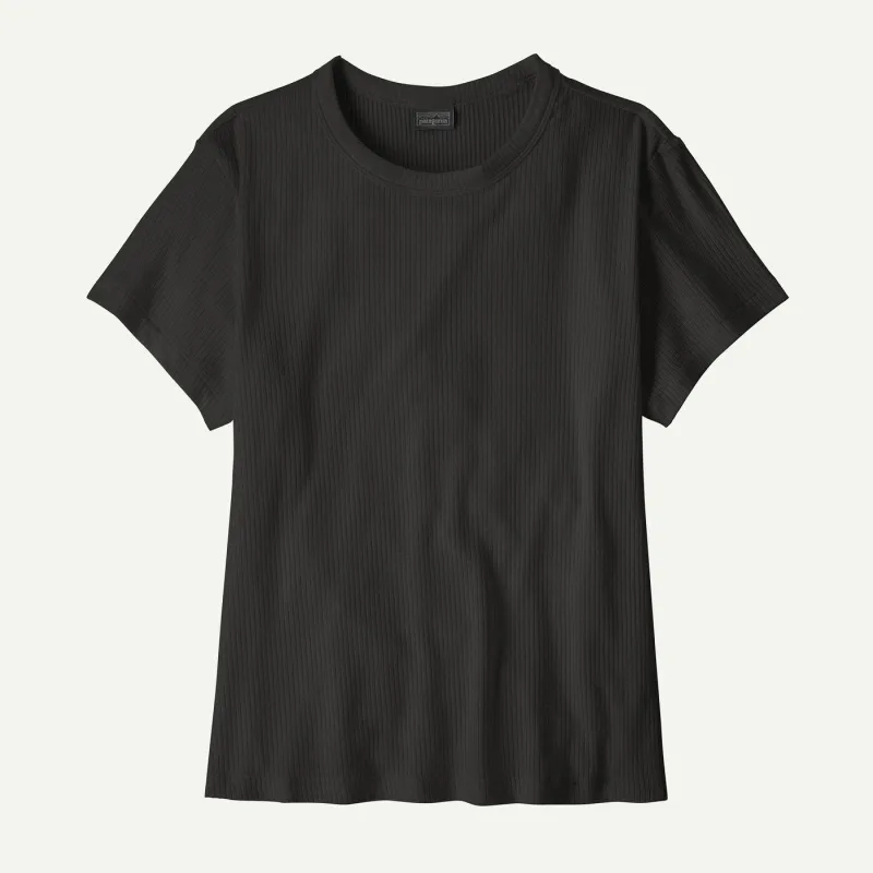 Patagonia Women's Rib Knit Top - Black made by Patagonia
