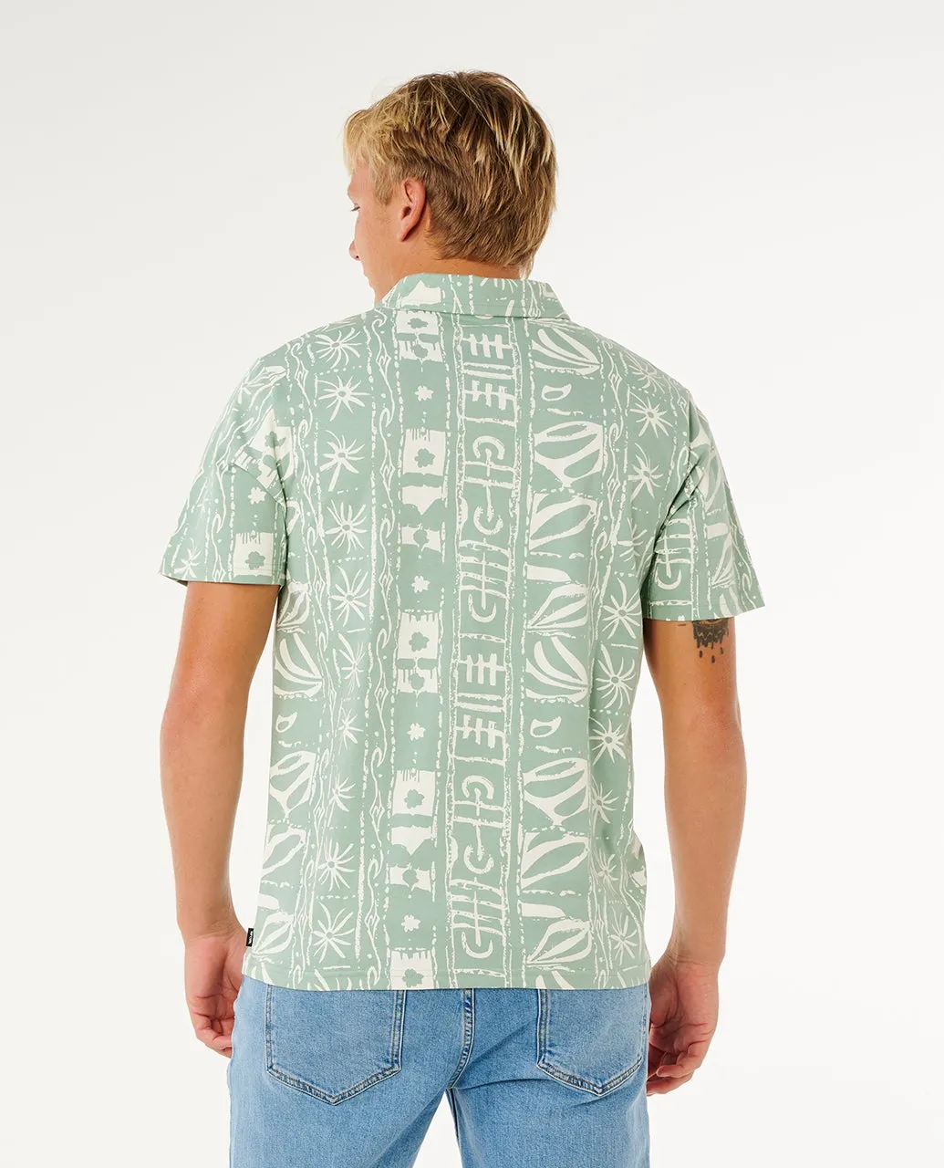 Rip Curl Men's Sessions Polo - Aloe sold by Sun Diego Boardshops product image thumbnail 2