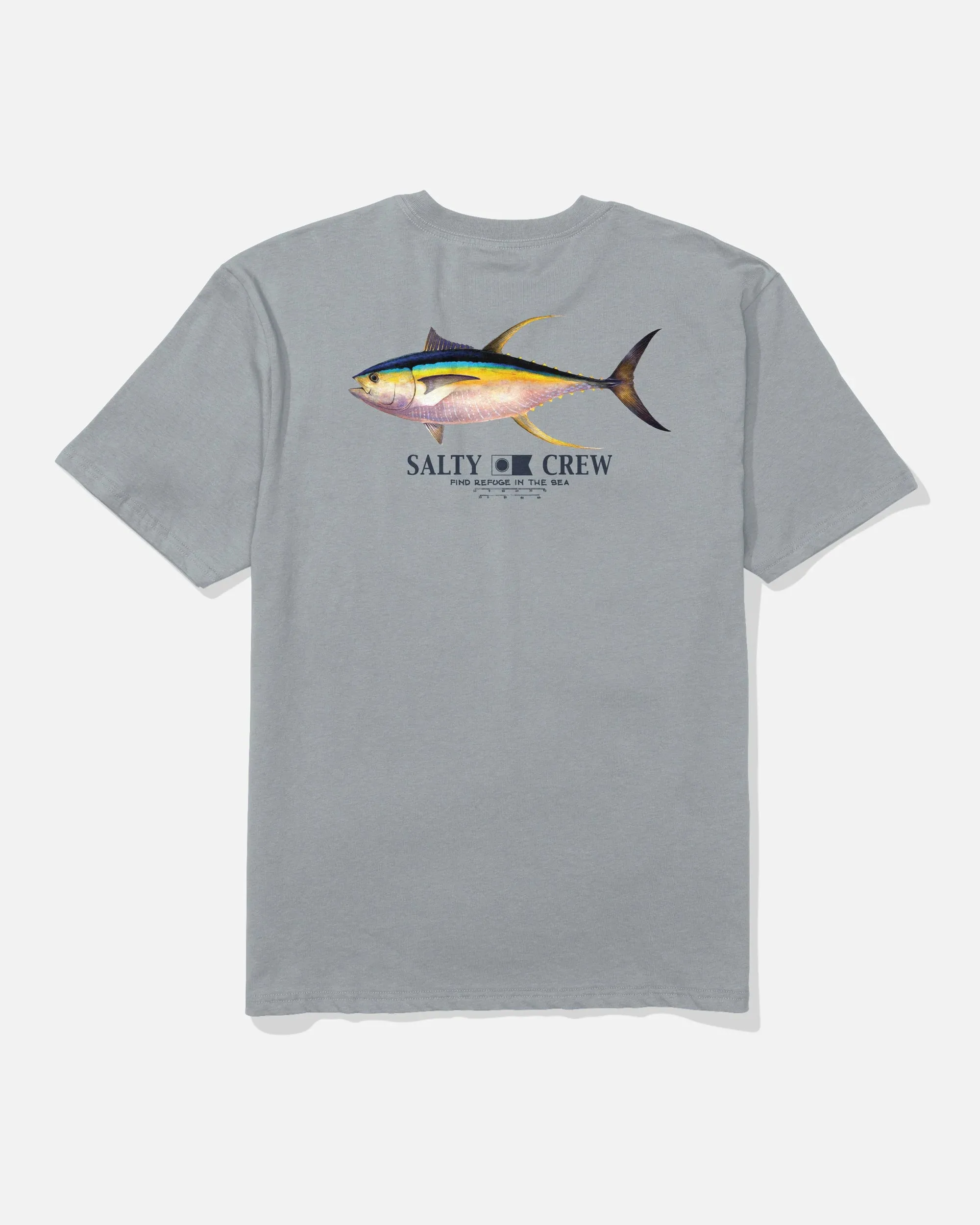 Salty Crew Men's Ahi Classic Tee - Quarry sold by Sun Diego Boardshops