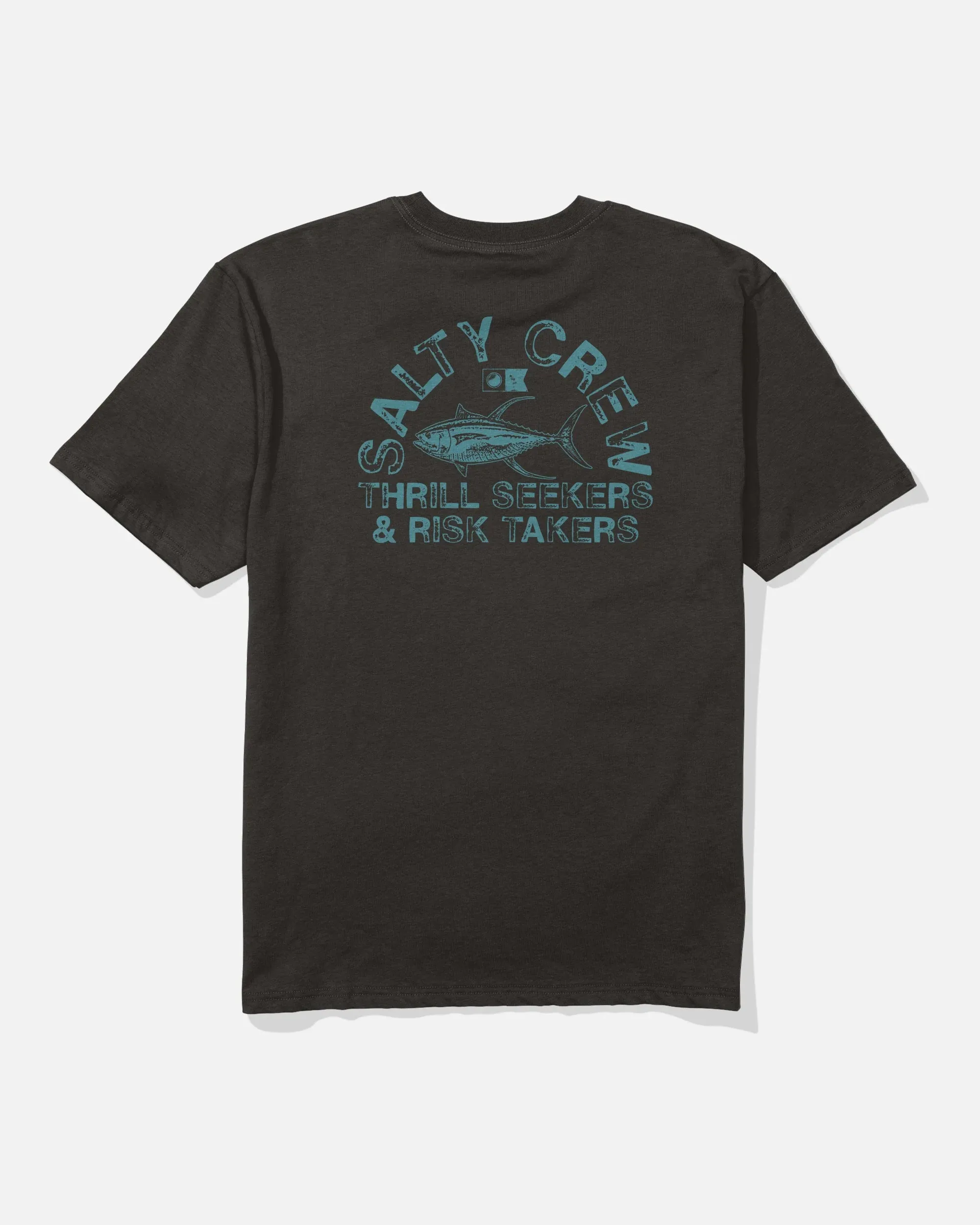 Salty Crew Men's Stamped Classic Tee - Black sold by Sun Diego Boardshops