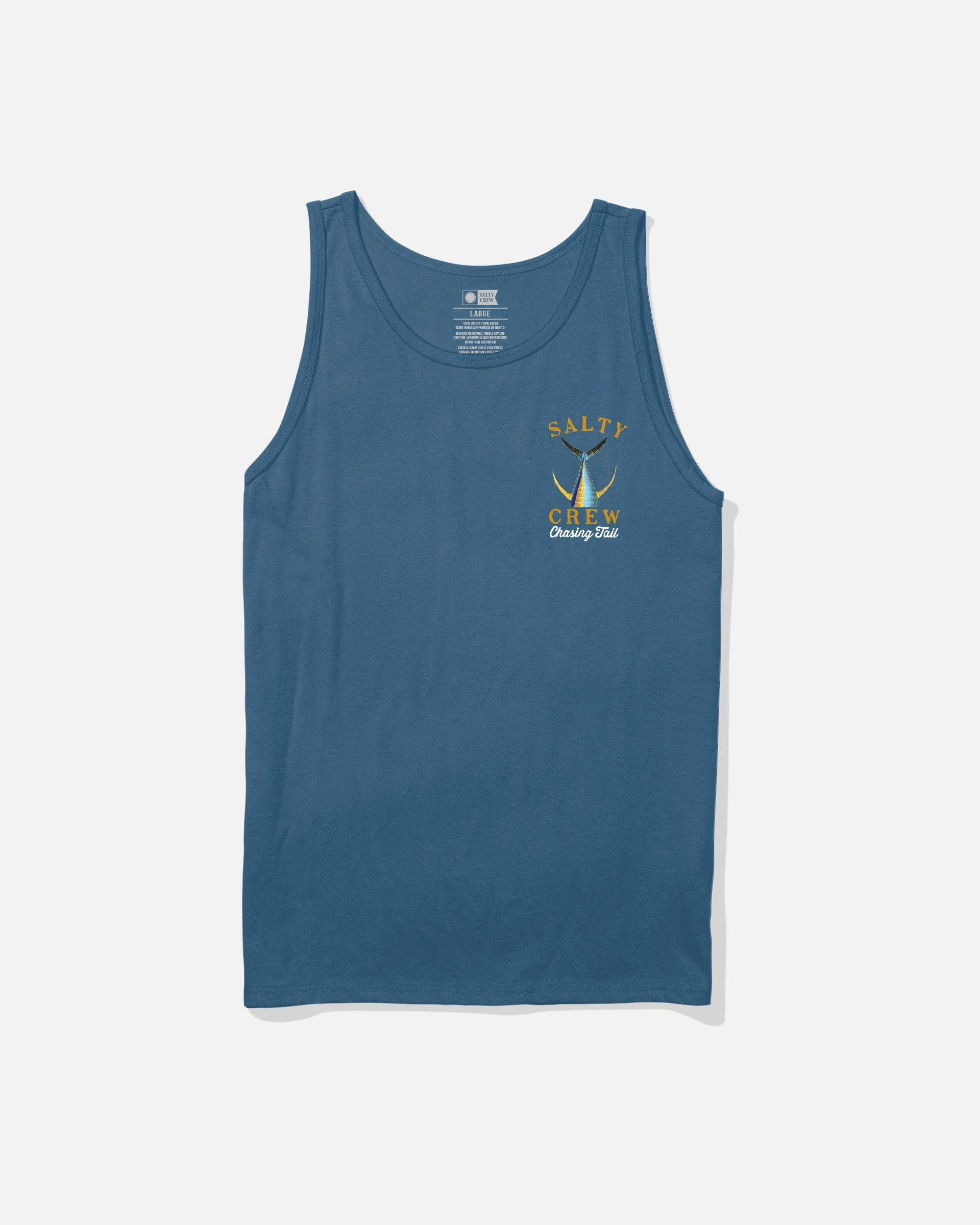 Salty Crew Men's Tailed Tank - Cast Blue sold by Sun Diego Boardshops product image thumbnail 2
