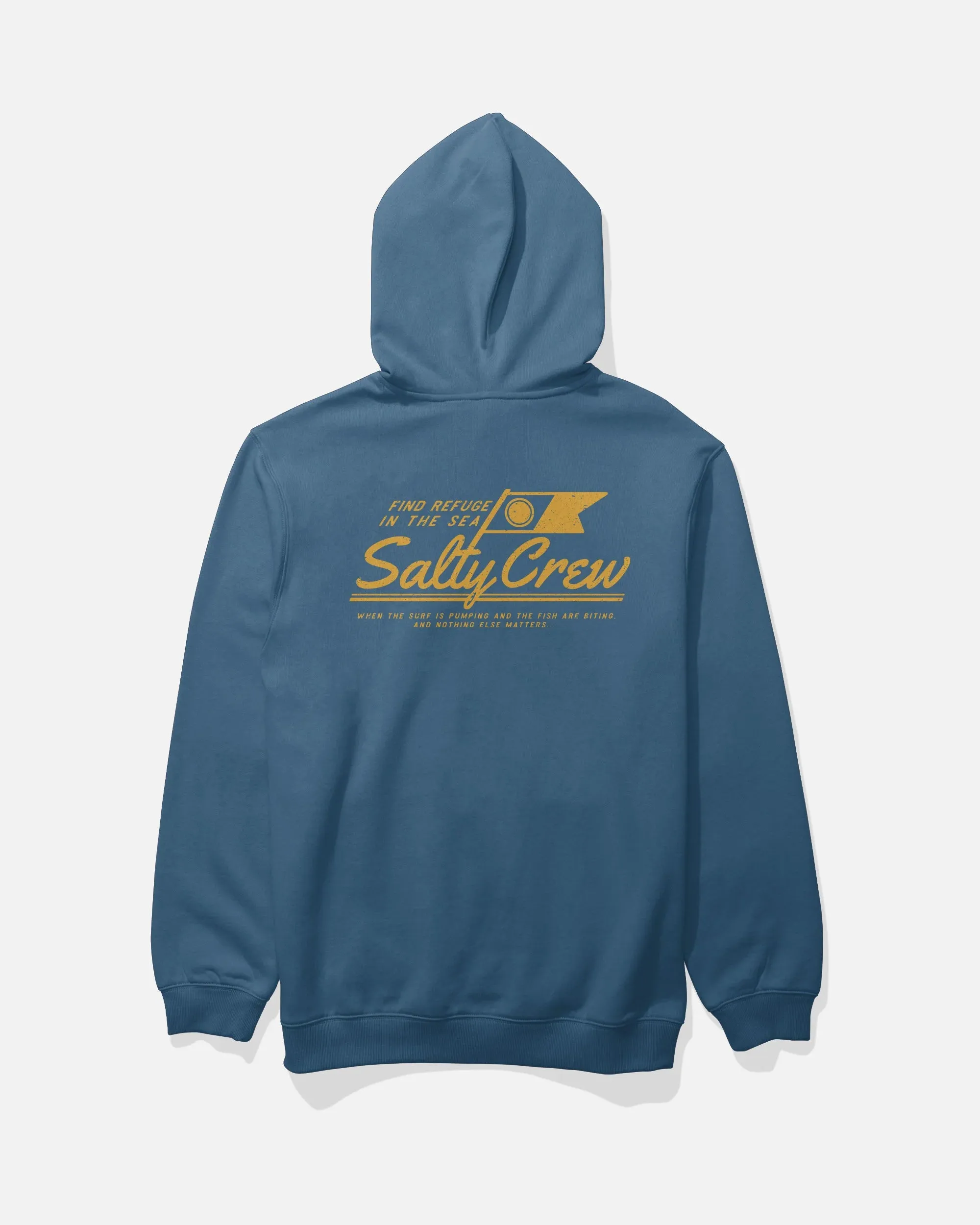 Salty Crew Men's Original Fleece Hoodie - Cast Blue sold by Sun Diego Boardshops
