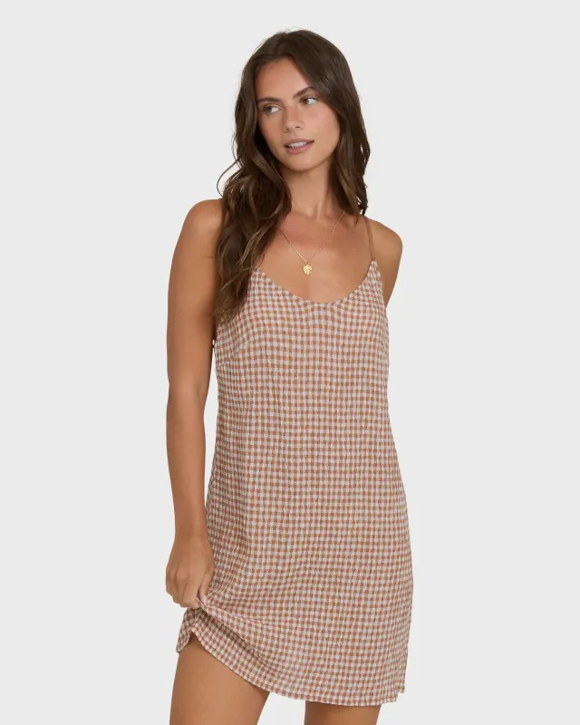 Billabong Women's Summer Love Mini Dress - Sugar Almond made by Billabong