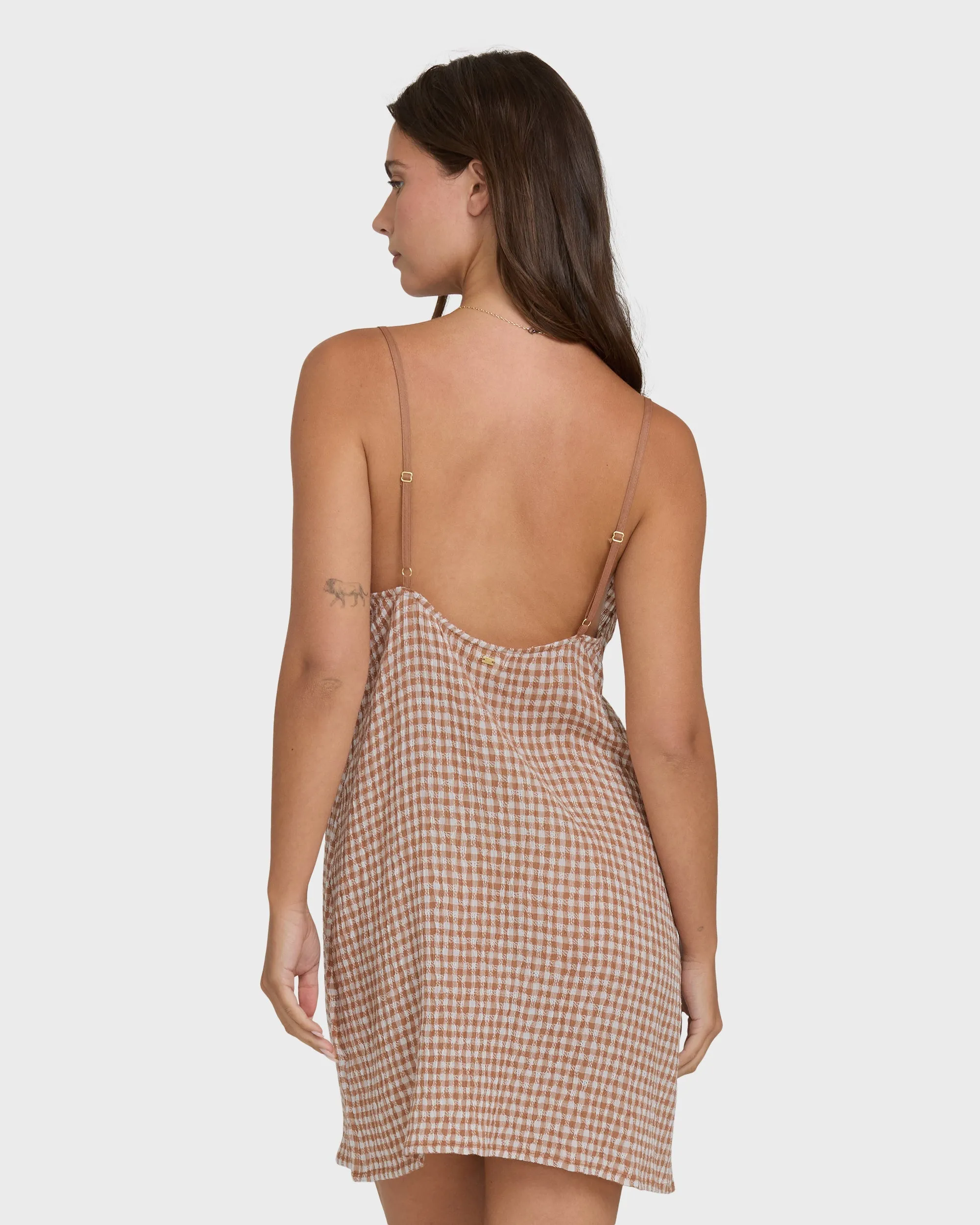 Billabong Women's Summer Love Mini Dress - Sugar Almond sold by Sun Diego Boardshops product image thumbnail 2