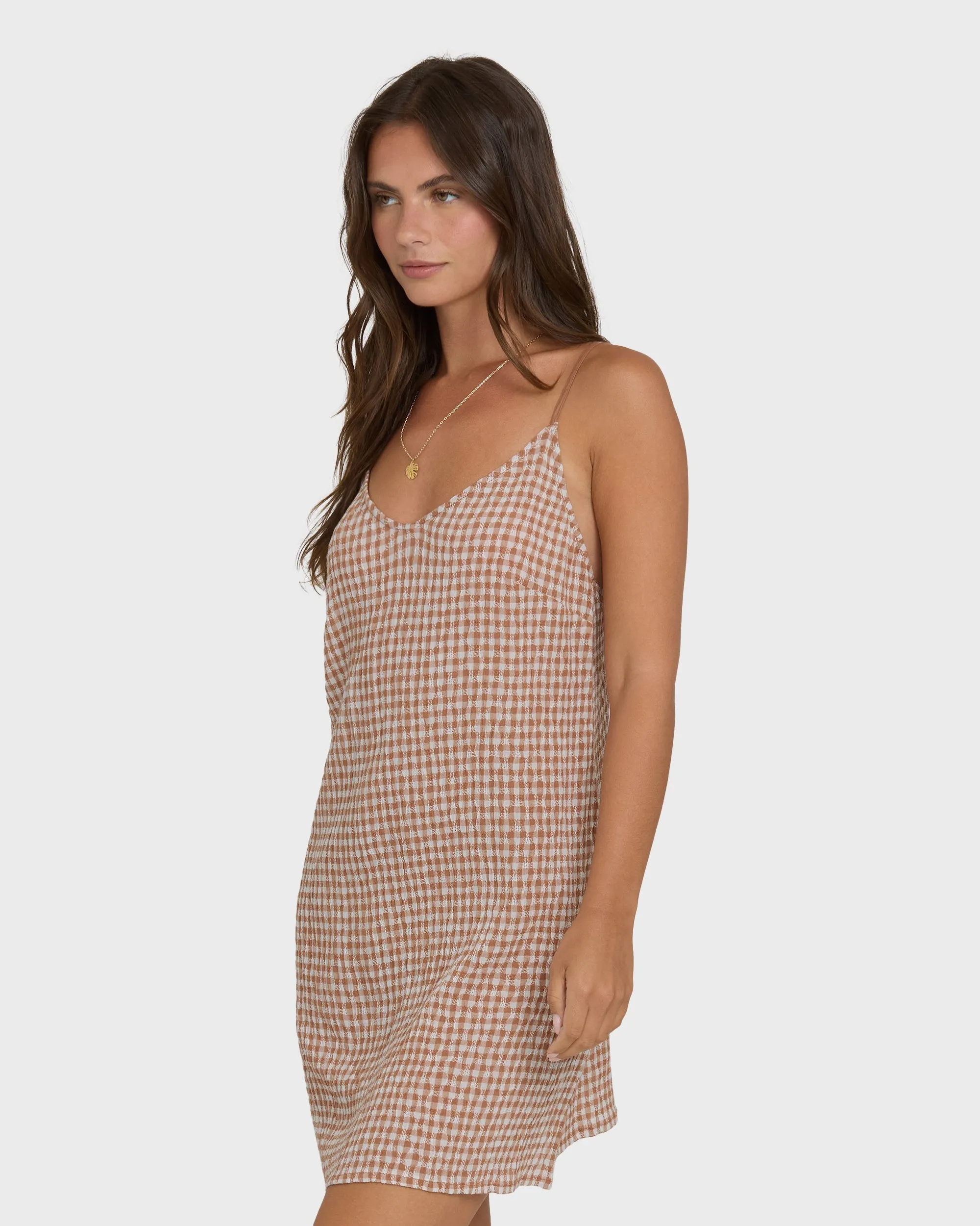 Billabong Women's Summer Love Mini Dress - Sugar Almond sold by Sun Diego Boardshops product image thumbnail 3
