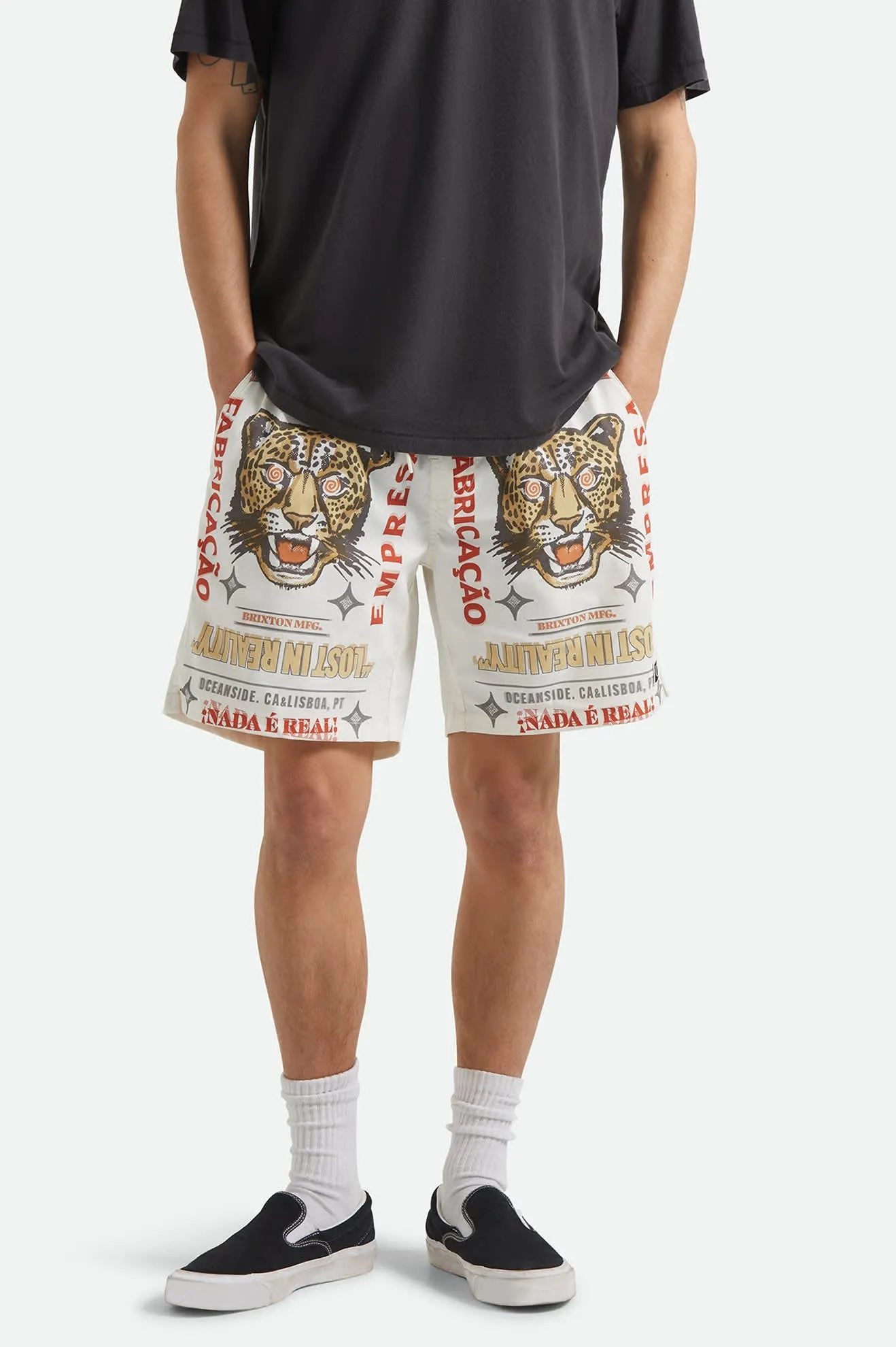 Brixton Men's Everyday Stretch Hybrid Short 7" - Lost In Reality sold by Sun Diego Boardshops product image thumbnail 2