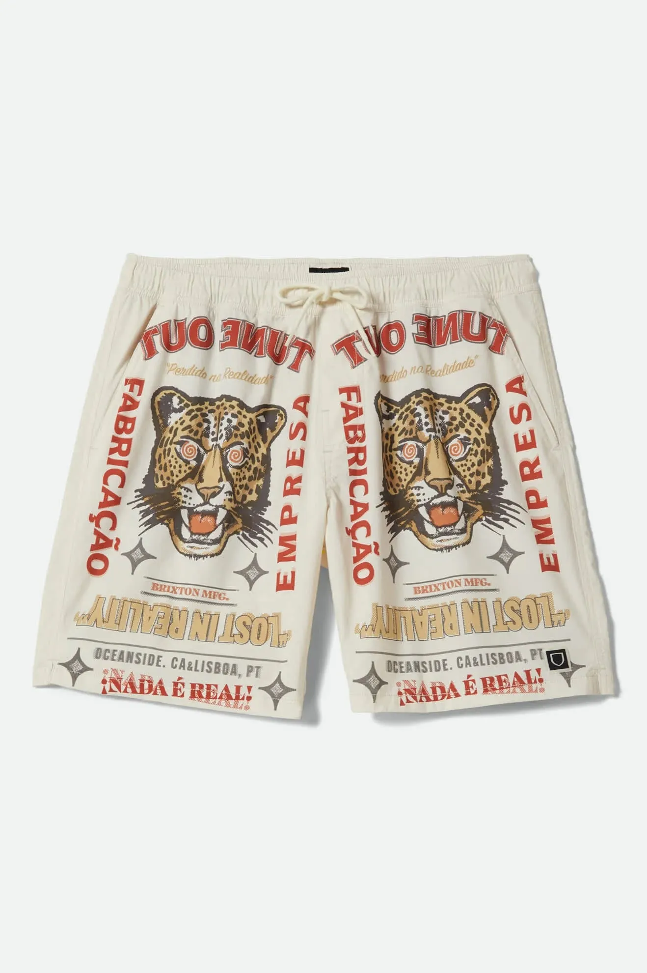Brixton Men's Everyday Stretch Hybrid Short 7" - Lost In Reality sold by Sun Diego Boardshops