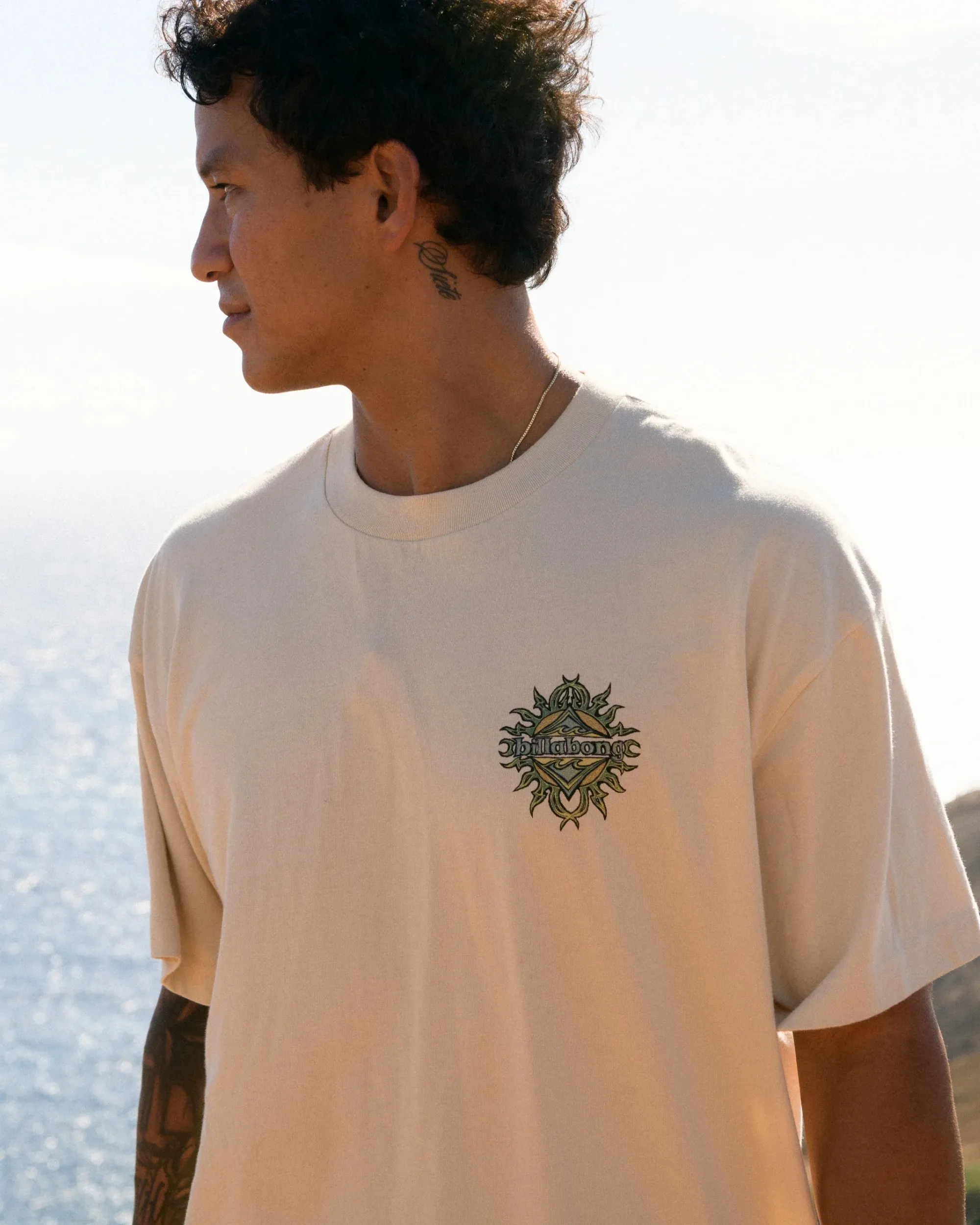 Billabong Men's Solar Flare OG T-Shirt - Oatmeal sold by Sun Diego Boardshops