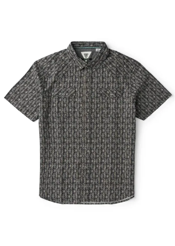 Vissla Men's Out West Short Sleeve Shirt - Phantom made by VISSLA