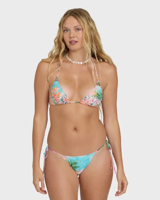 Billabong Women's Paradise Sun Remi Triangle Bikini Top - Ocean Spray made by Billabong