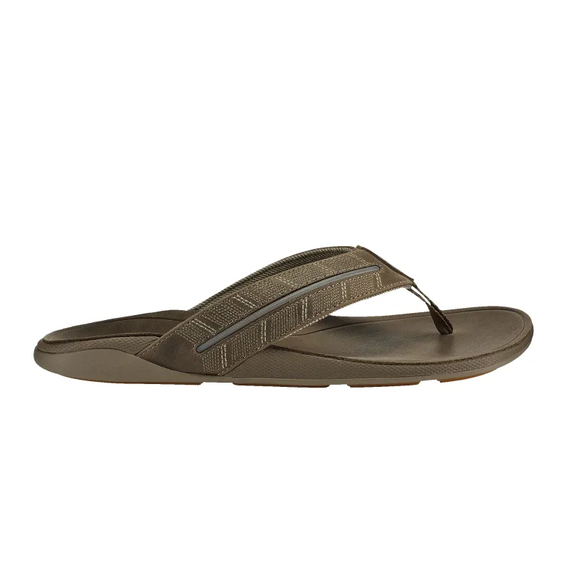 Olukai Men's Tuahine Palm - Mustang/Mustang (1313) made by OluKai