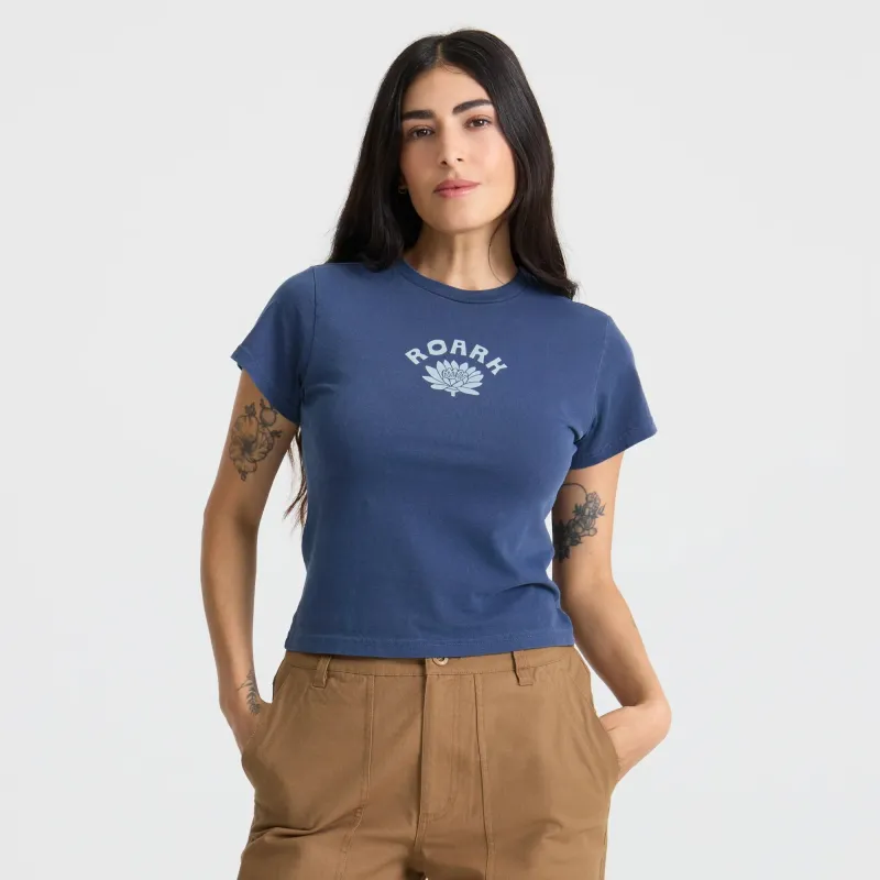 Roark Women's Lotus Muse Premium Tee - Neptune made by Roark