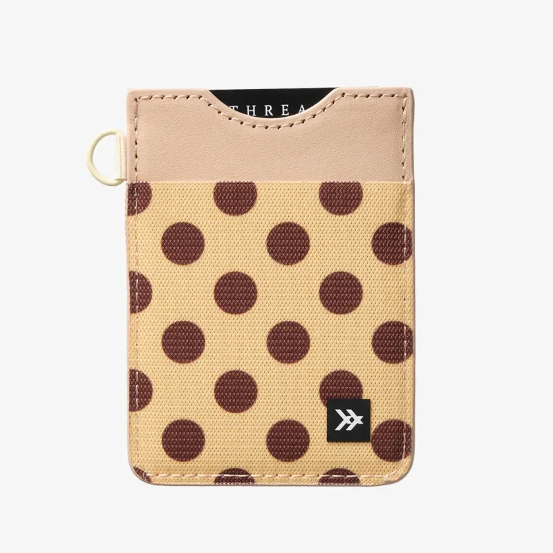 Thread Vertical Leather Wallet - Phoebe made by Sun Diego Boardshops