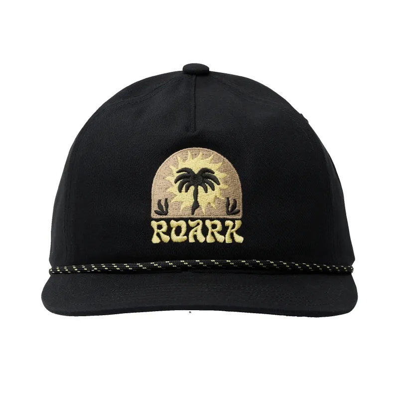 Roark Men's Venture Snapback Hat - Black 4 made by Roark
