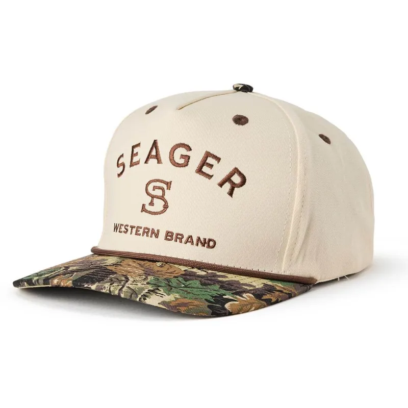 Seager Men's Branded Snapback Cream/Camo - Camo Cream made by Seager
