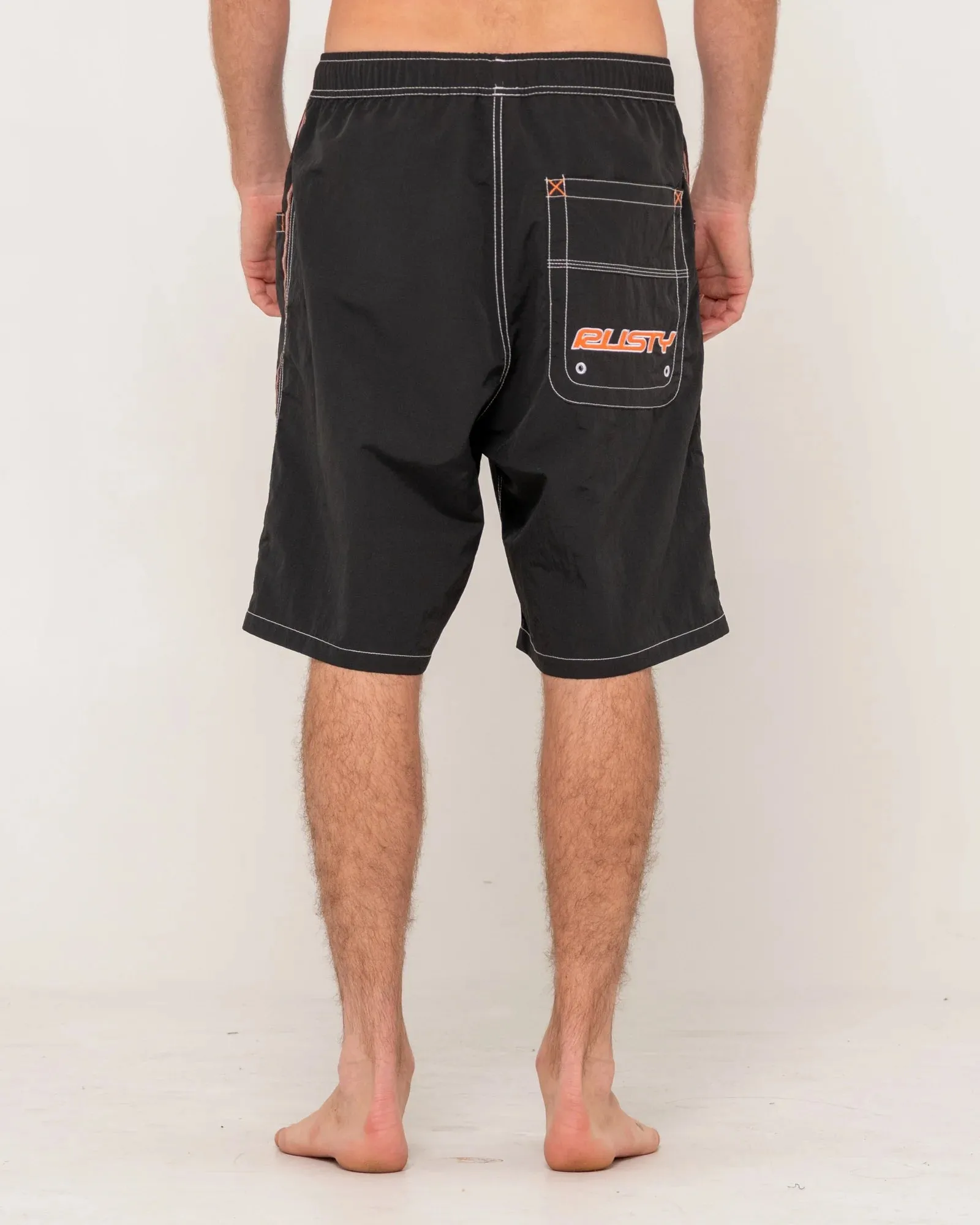 Rusty Flip Daddy Elastic Boardshort - Black 2 sold by Sun Diego Boardshops product image thumbnail 2