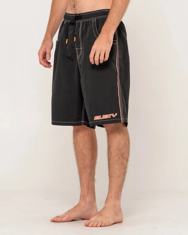 Rusty Flip Daddy Elastic Boardshort - Black 2 made by Rusty