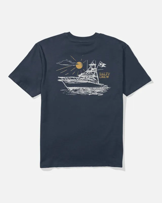 Salty Crew Men's On Board Classic Tee - Navy made by Salty Crew