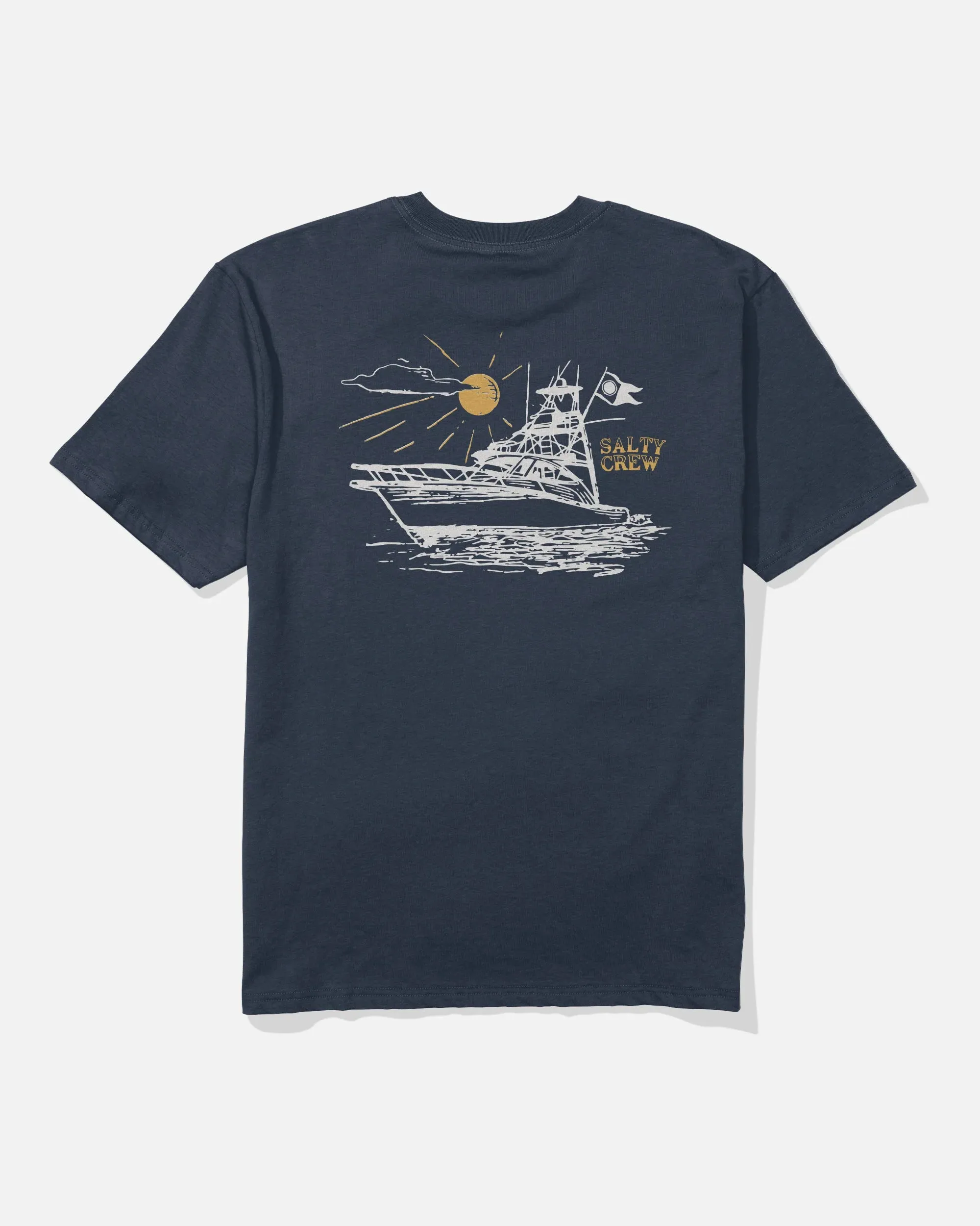 Salty Crew Men's On Board Classic Tee - Navy sold by Sun Diego Boardshops