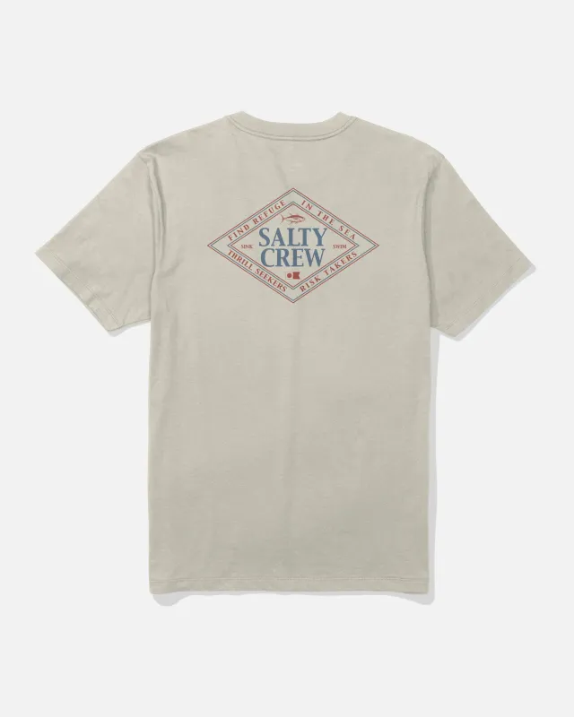 Salty Crew Men's Iconic Crew Tee - Bone made by Salty Crew
