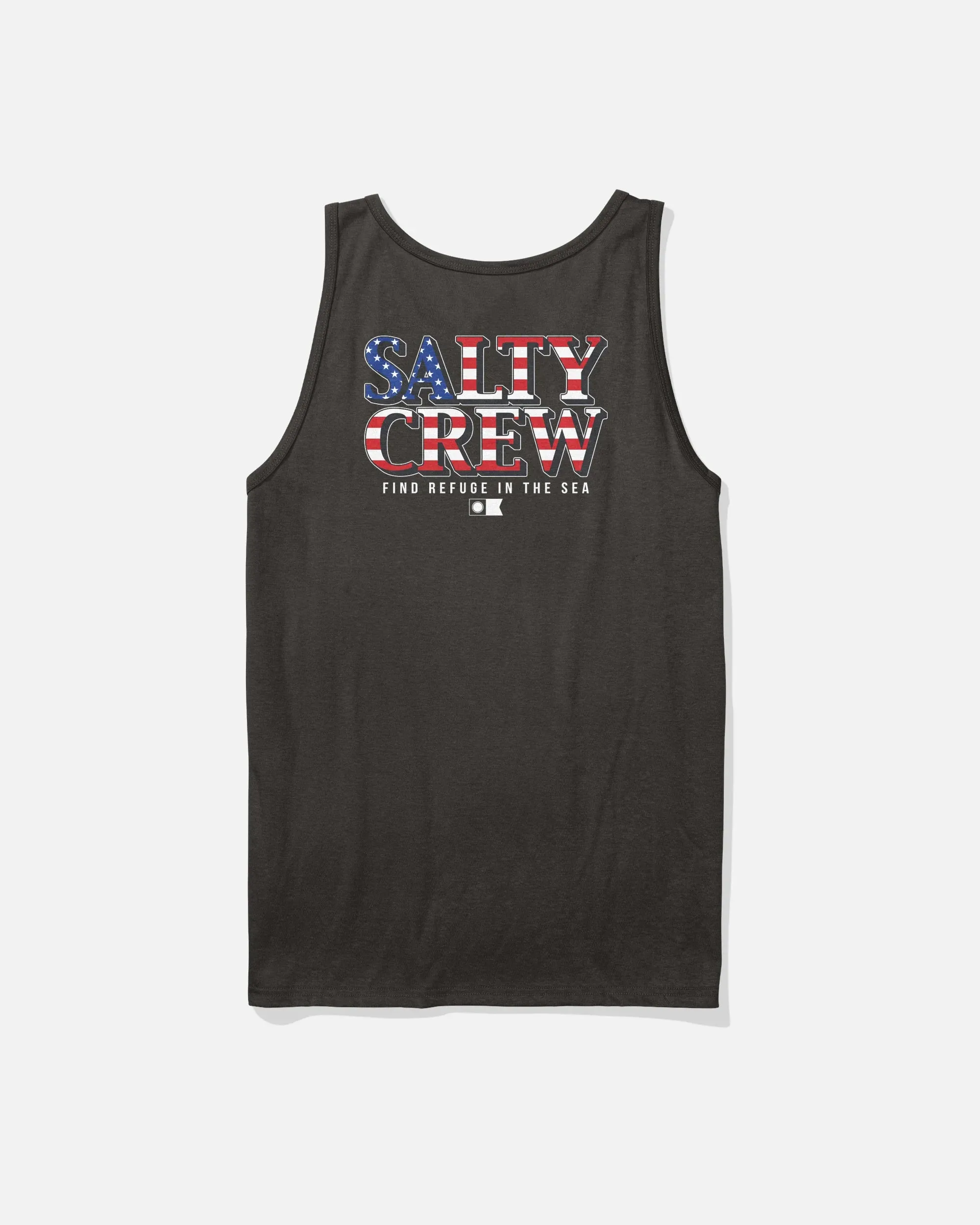 Salty Crew Men's America Optic Tank - Black sold by Sun Diego Boardshops