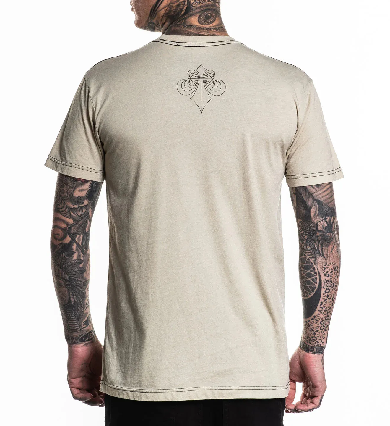 Affliction Men's Black Night Tee - Sand sold by Sun Diego Boardshops product image thumbnail 2
