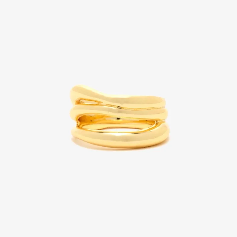 Pura Vida Palma Ring - Gold made by Pura Vida