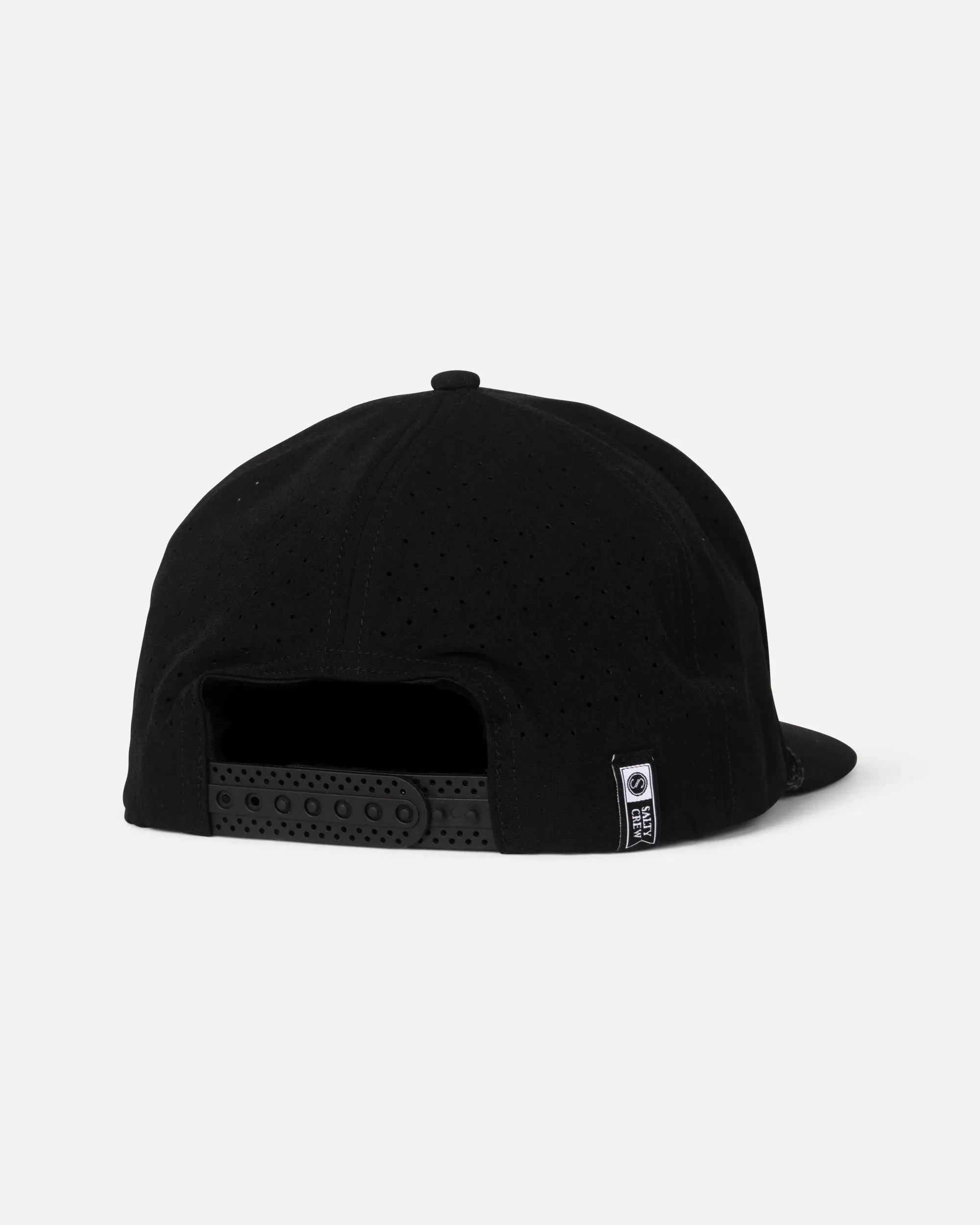 Salty Crew Men's Long Range Tech Snapback - Black sold by Sun Diego Boardshops product image thumbnail 2