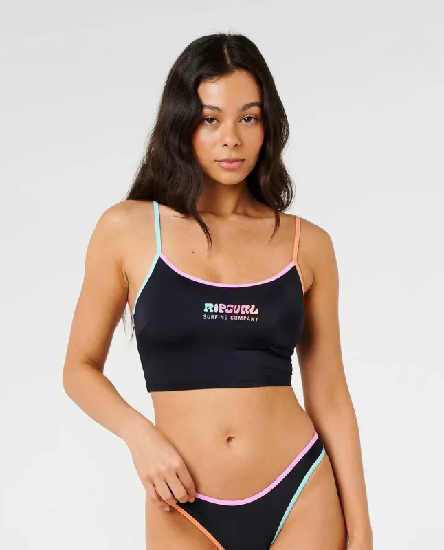 Rip Curl Women's Surf Puff Tank - Black made by Ripcurl