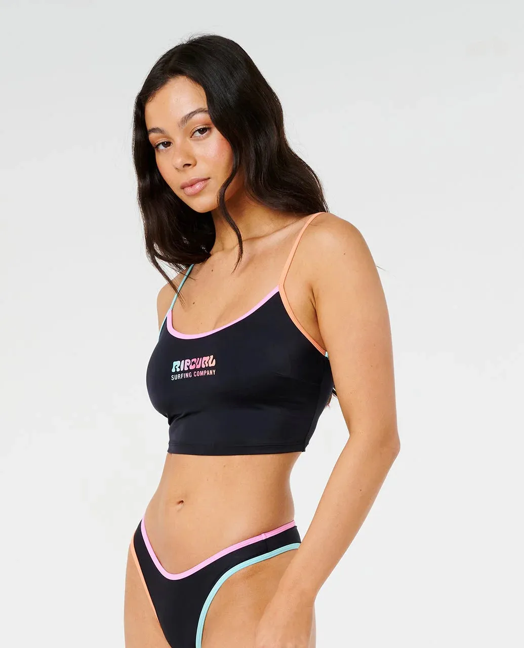 Rip Curl Women's Surf Puff Tank - Black sold by Sun Diego Boardshops product image thumbnail 2