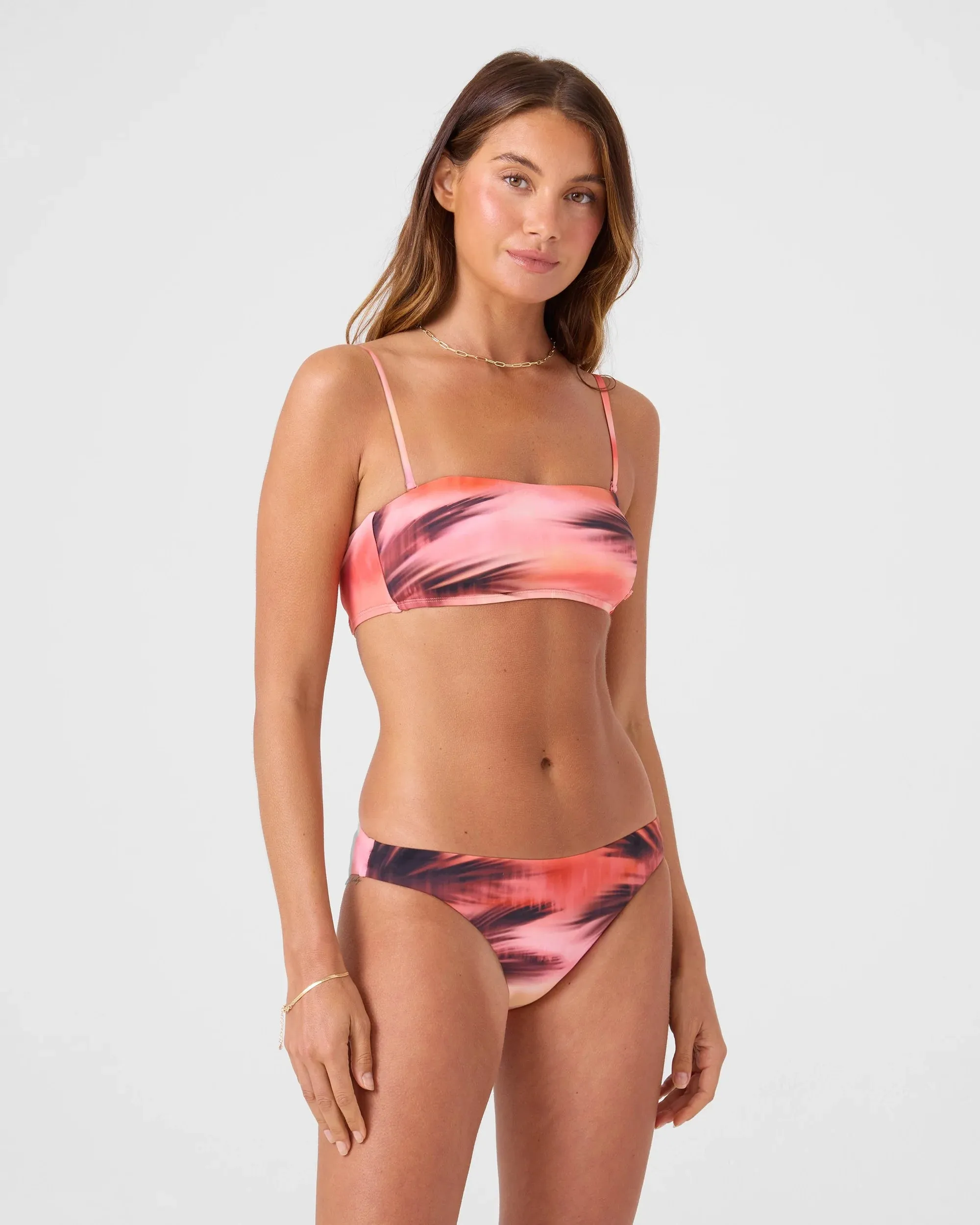 Roxy Women's Palm Before The Storm Hipster Moderate Bikini Bottom - Blkcoral sold by Sun Diego Boardshops product image thumbnail 3